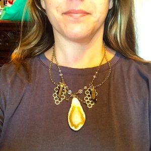 *3 for$10* Handmade Gold and Yellow Necklace